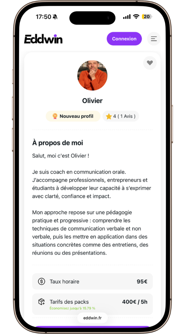 Coaching avec Eddwin