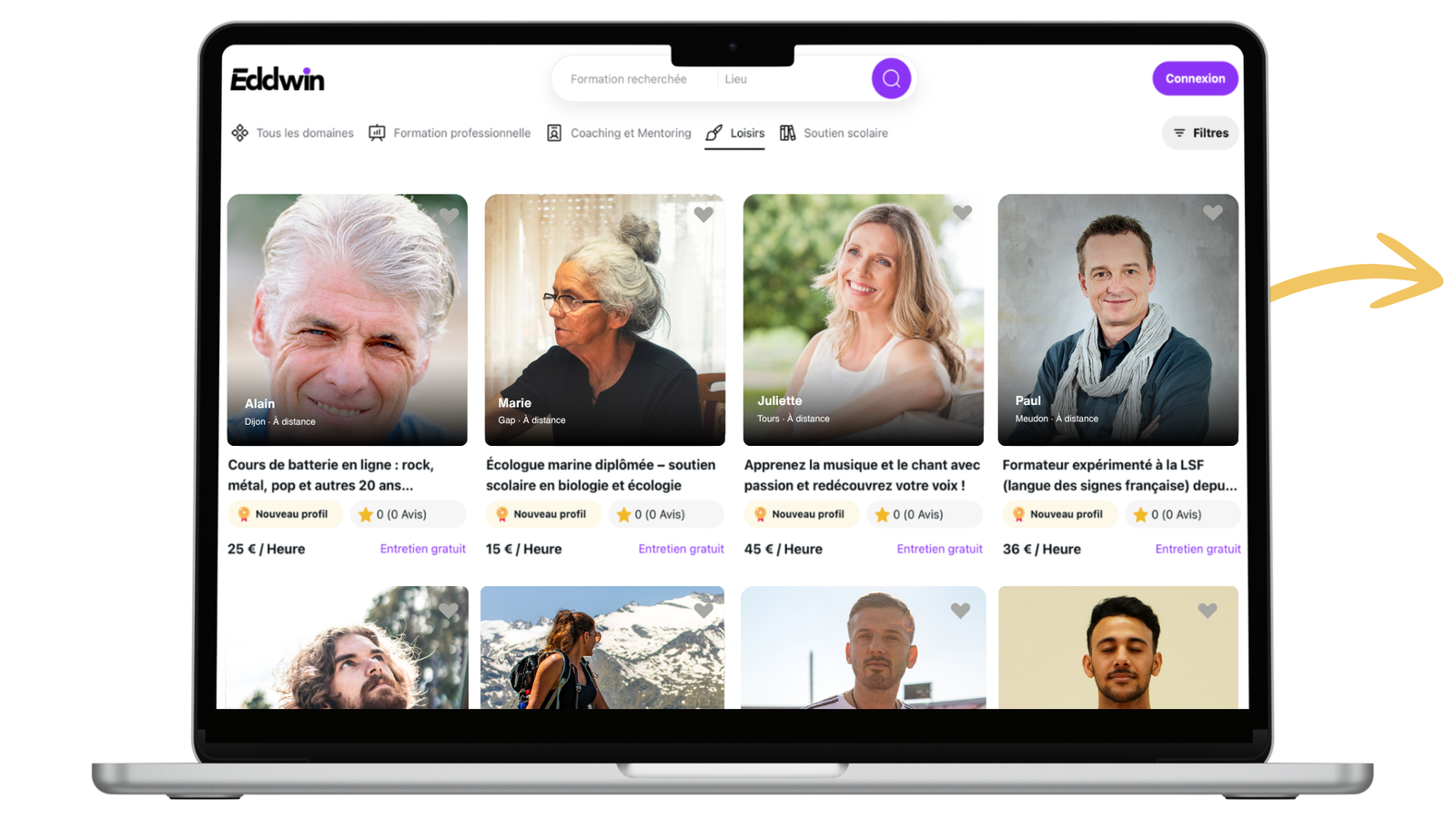 Coachs loisirs avec Eddwin