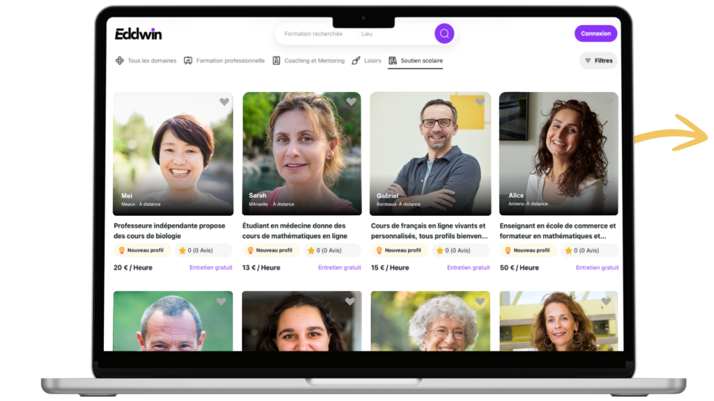 Soutien scolaire avec Eddwin